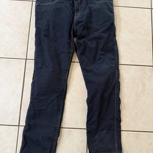 First Sz. 38x32 AAA Men's Motorcycle Riding Denim Pants Armoured Kevlar Cordura - Picture 2 of 9